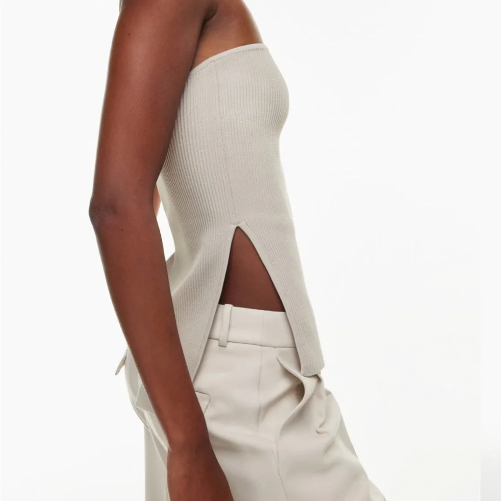 Aritzia Sculpt Knit Tube Top in Black - Picture 2 of 2